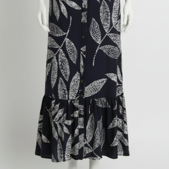 NWOT Dr2 By Daniel Rainn Paisley Button Front Maxi Skirt - Picture 10 of 14